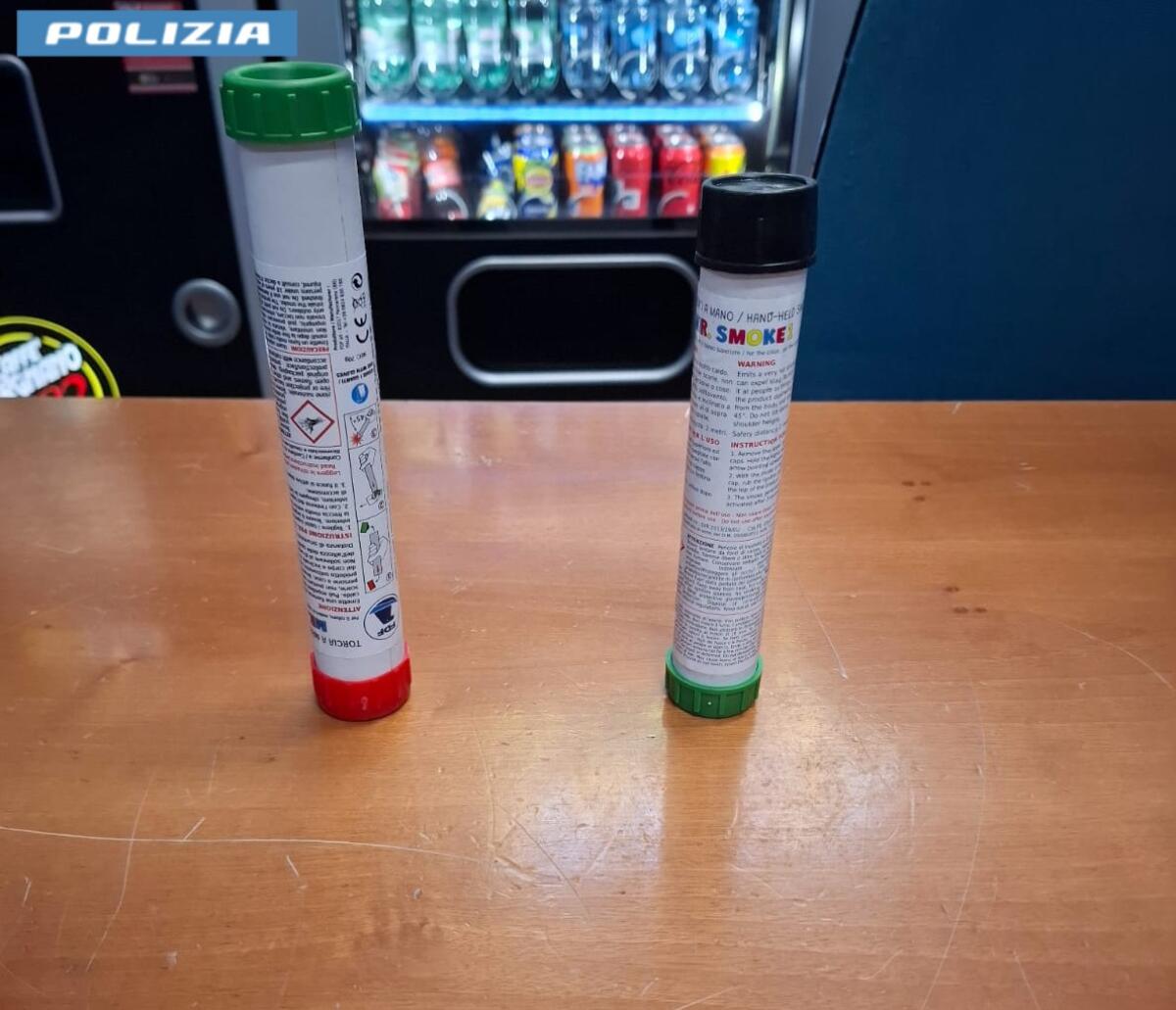 Fumogeni e tirapugni: due ultras del Latina Calcio denunciati dalla Polizia. - 