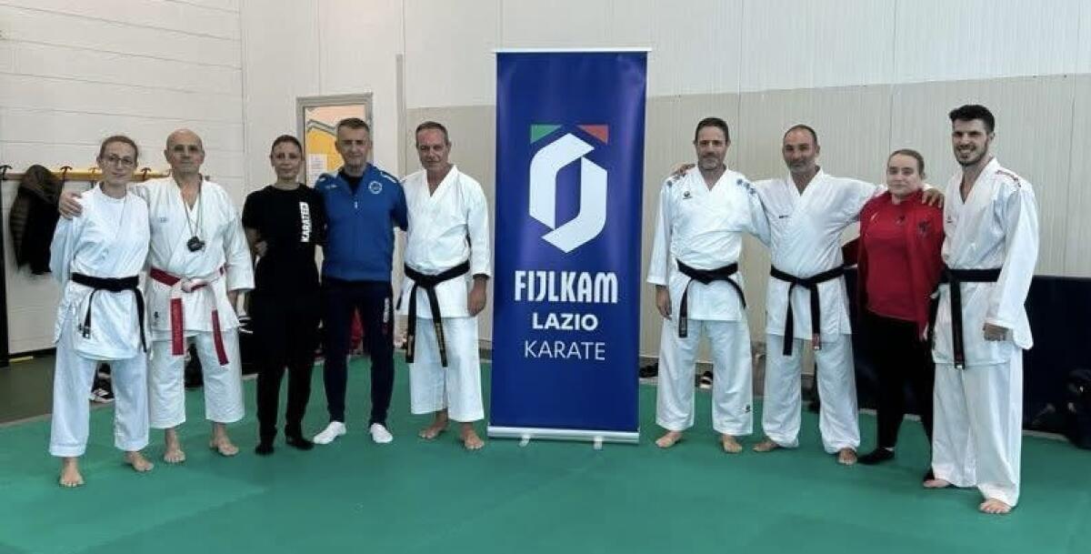 Aprilia - Un allenamento collegiale tra le società Fijlkam pontine - 