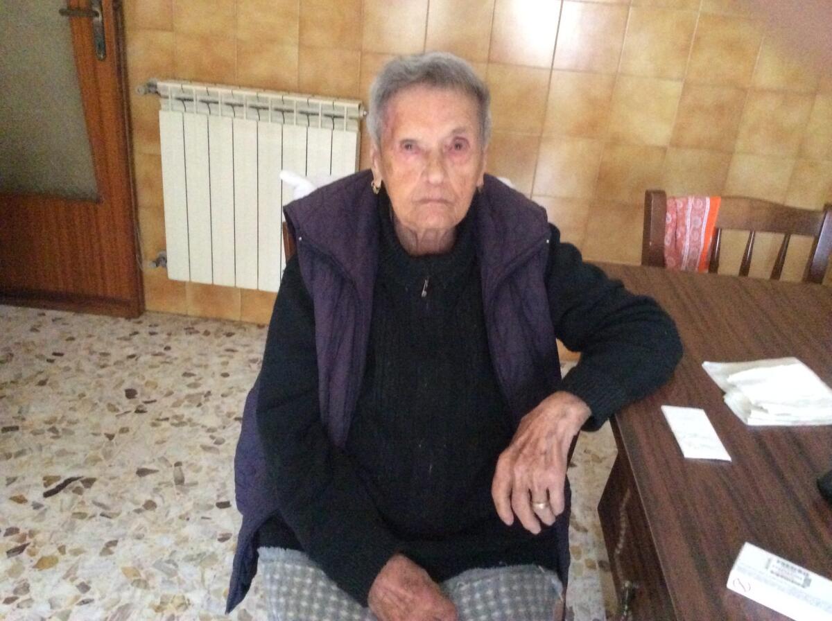 Aprilia, la signora Maria Gazzi oggi compie 101 anni. La sua storia legata indissolubilmente a "La vita è Bella" di Benigni. - 