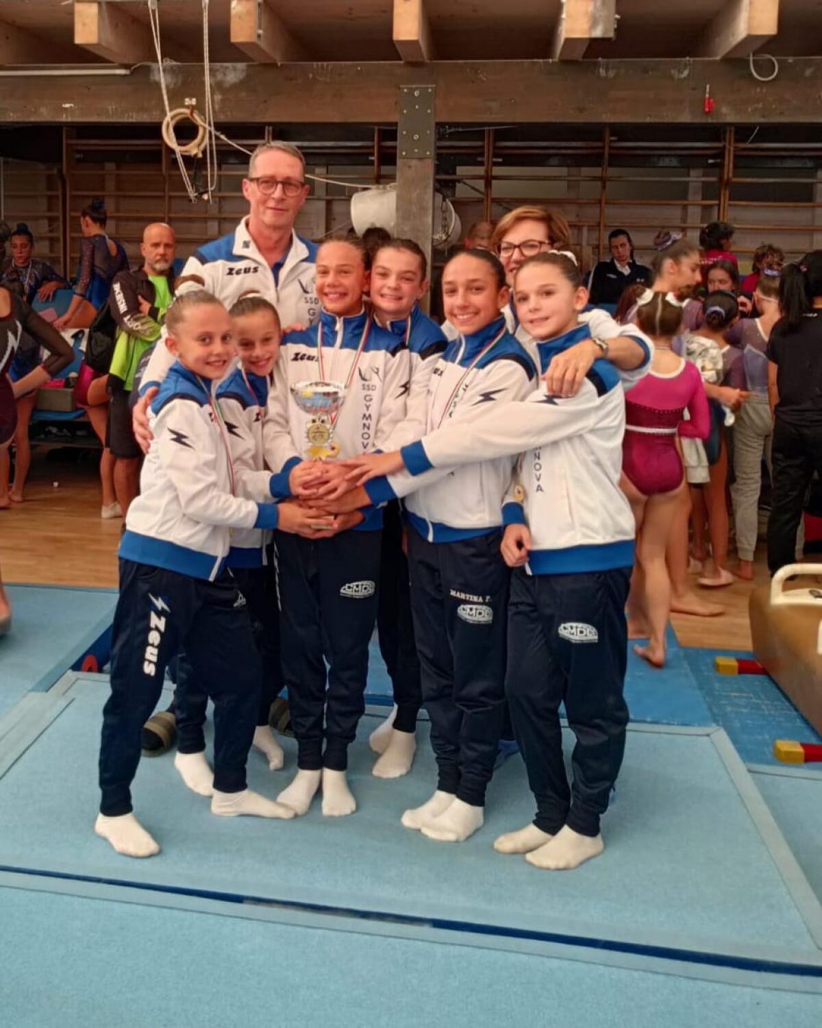 Ottima prestazione delle atlete della Gymnova SSD a r.l. di Latina nella gara a squadre gold 3B di Civitavecchia - 