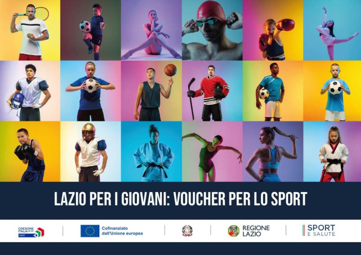 Voucher per lo sport nel Lazio: al via l’erogazione per il secondo blocco degli aventi diritto. - 