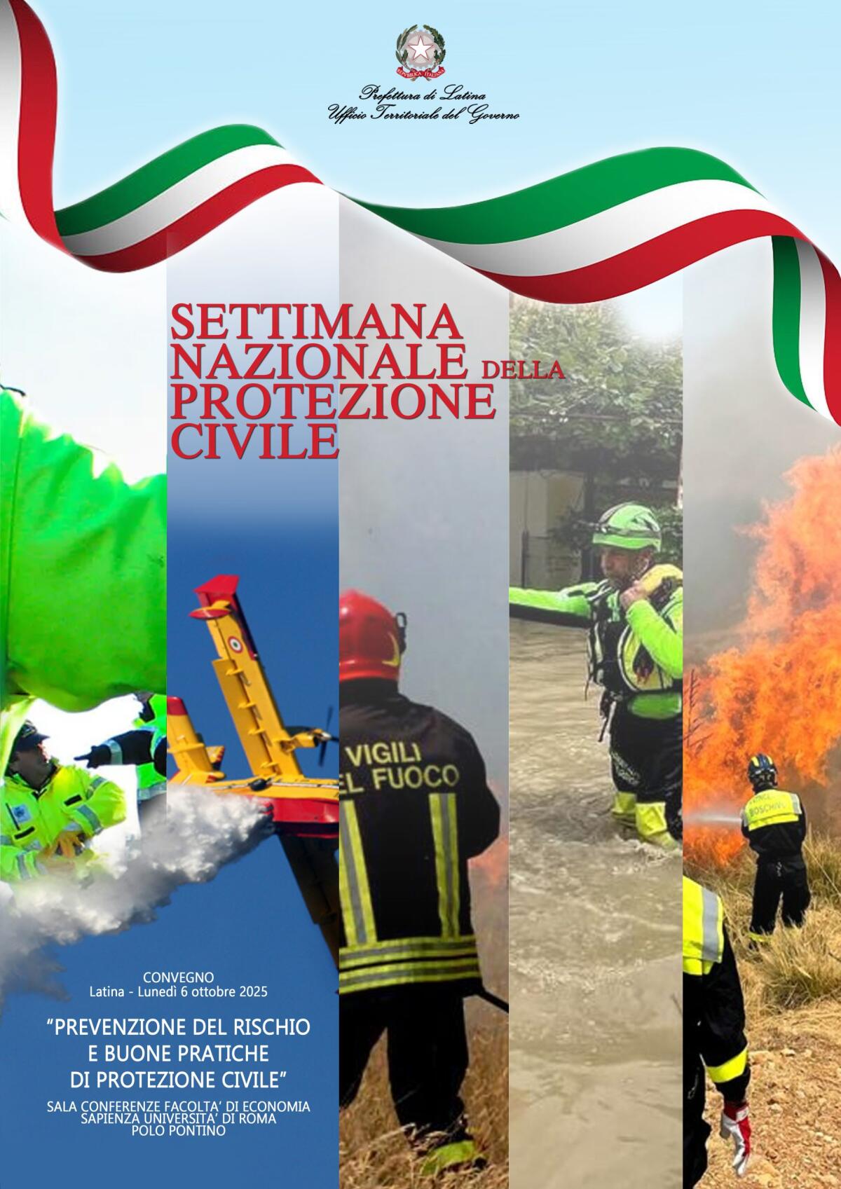Settimana Nazionale della Protezione Civile, convegno formativo della Prefettura di Latina. - 