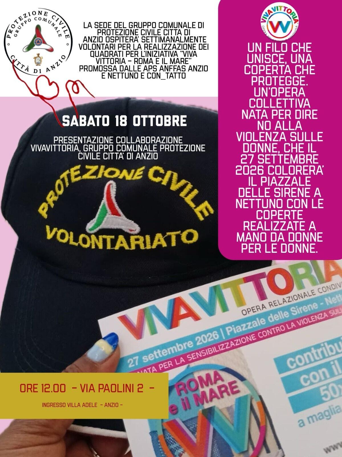 Solidarietà ed esercitazione, ad Anzio questo sabato due appuntamenti con la Protezione Civile. - 