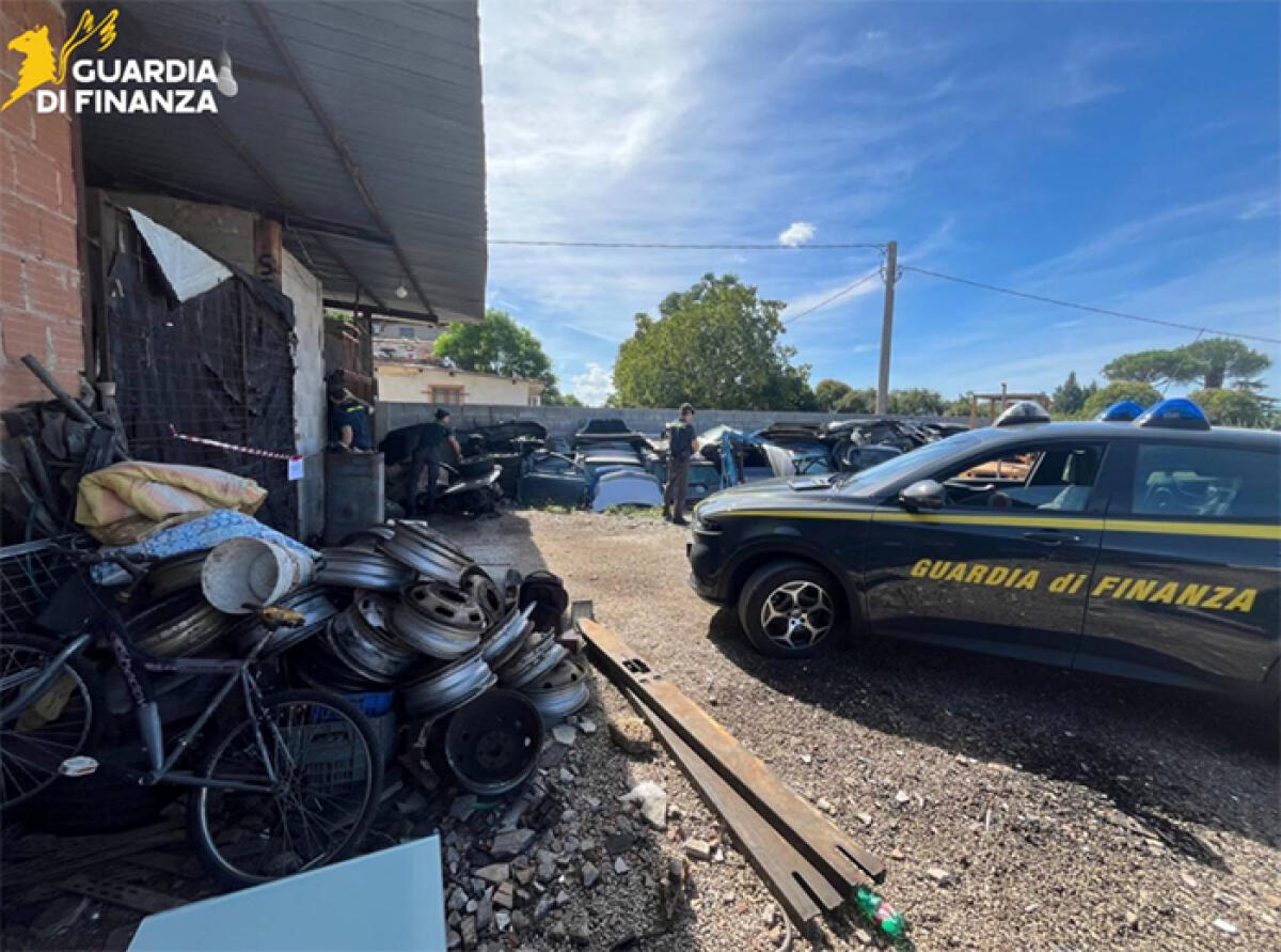 Tonnellate di rifiuti, anche speciali, abbandonati in un’area di 3mila metri quadri a Sermoneta. Scatta il sequestro della Finanza. - 
