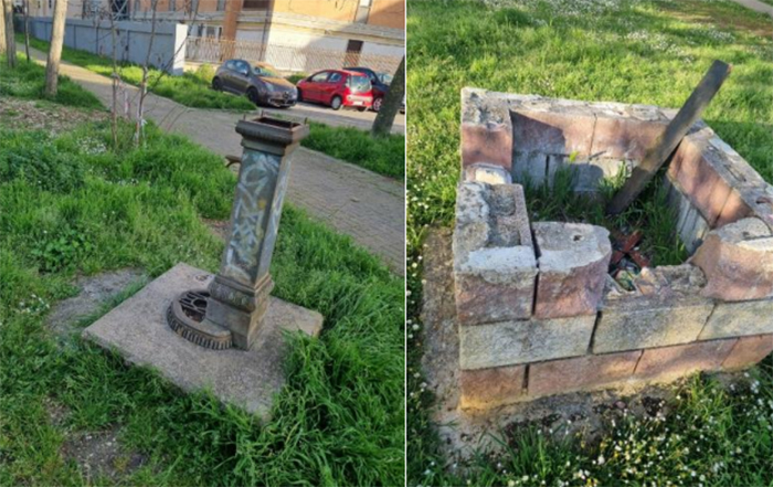 il Parco Manaresi di Aprilia allo stato attuale