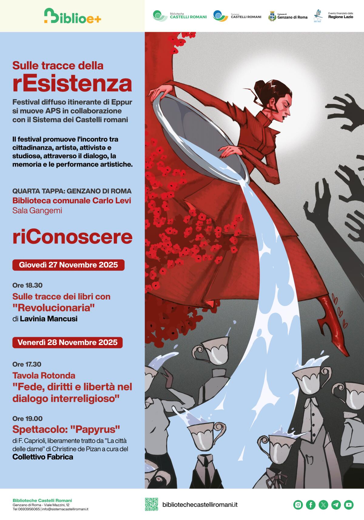 Il festival itinerante “Sulle tracce della rEsistenza” fa tappa a Genzano. - 