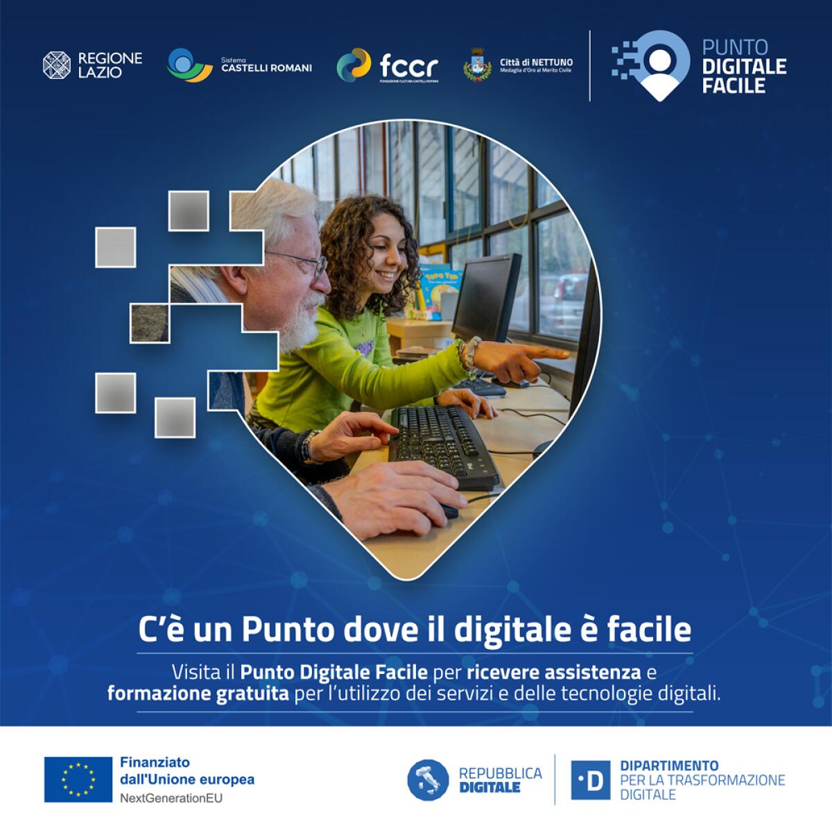 Parte il servizio di facilitazione Digitale in Biblioteca a Nettuno - 