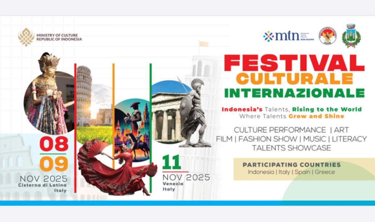 Cisterna accoglie il Festival Culturale Internazionale 2025 - 