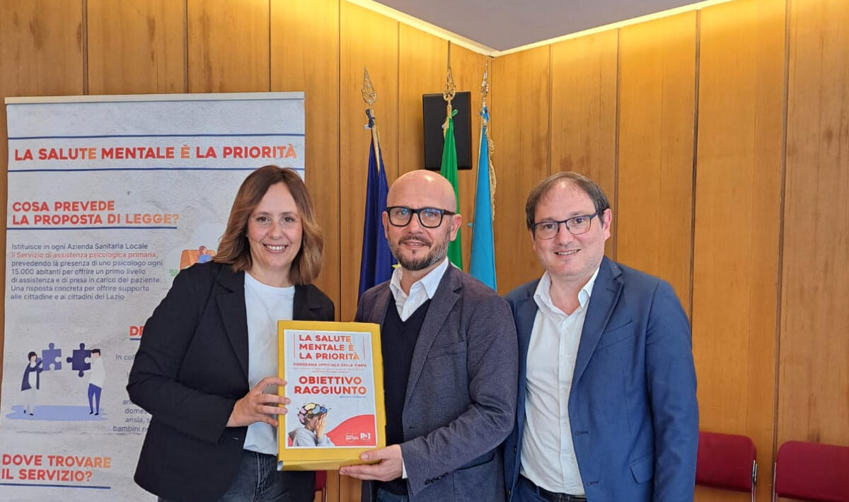 Psicologo di base, superate le 10.000 firme. Il Pd di Latina: "Un successo" - 