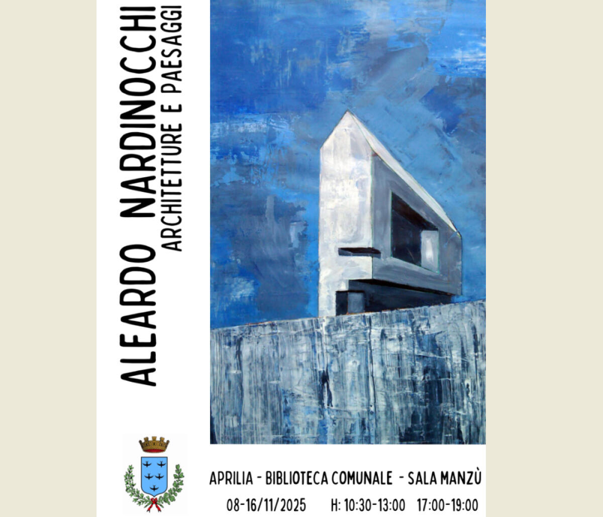 "Architetture e paesaggi", in una mostra lo sguardo creativo su Aprilia di Aleardo Nardinocchi - 