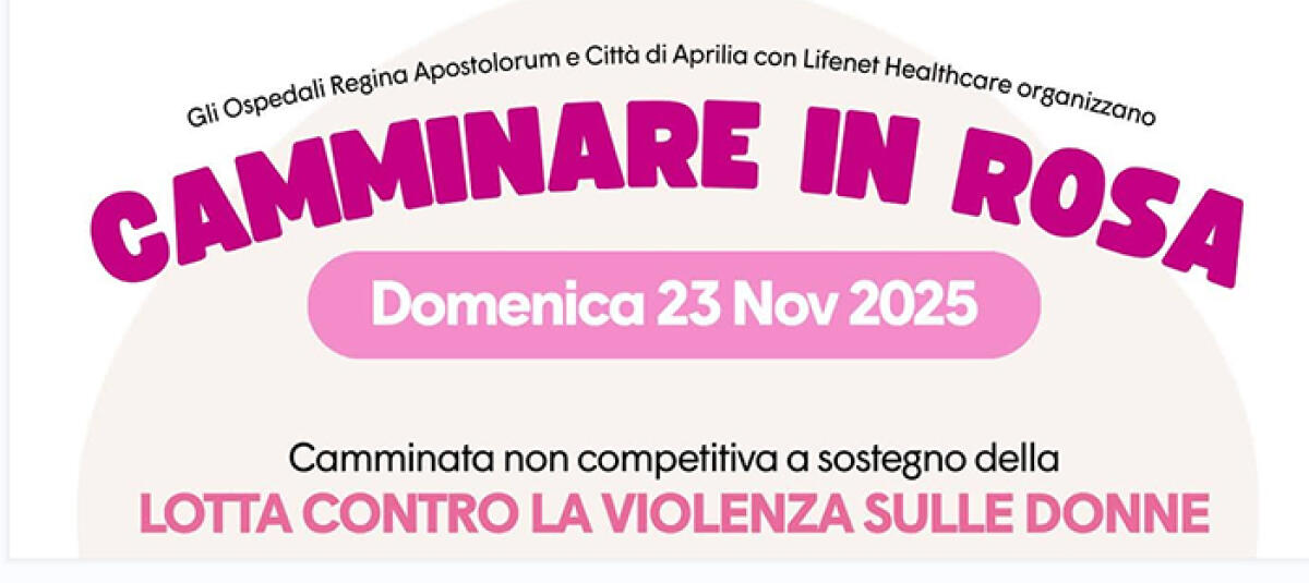 “Camminare in Rosa” questa domenica ad Albano contro la violenza sulle donne. Divieti e chiusure lungo il percorso. - 
