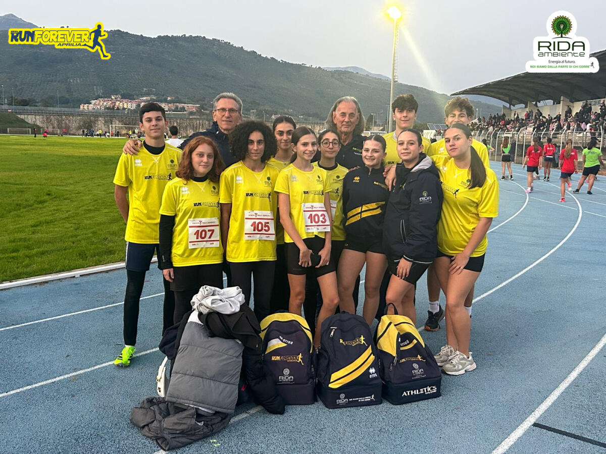 A Priverno una nuova pista di atletica, all'inaugurazione anche la Runforever Aprilia - 