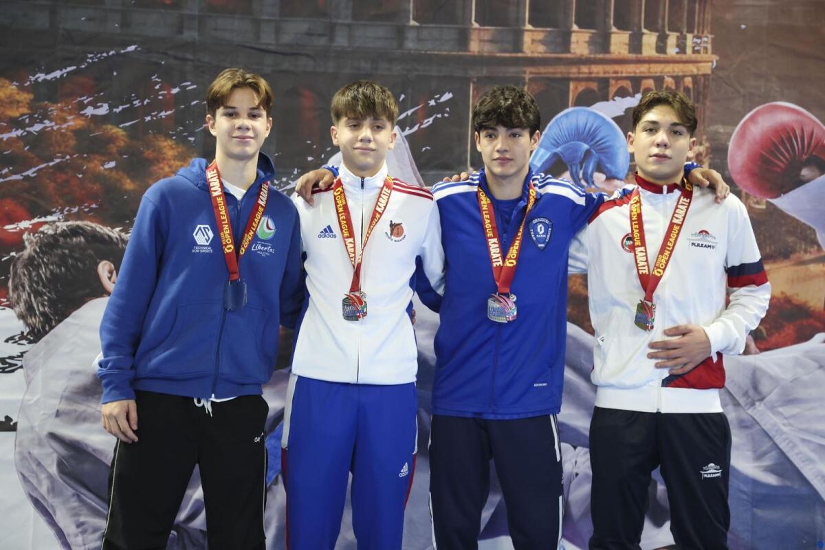 Open league Roma karate Fijlkam, Lorenzo Testa di Aprilia è medaglia di bronzo - 