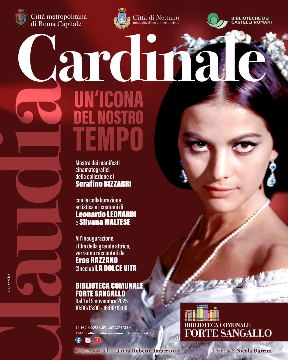 Al Forte Sangallo di Nettuno una mostra dedicata a Claudia Cardinale. - 