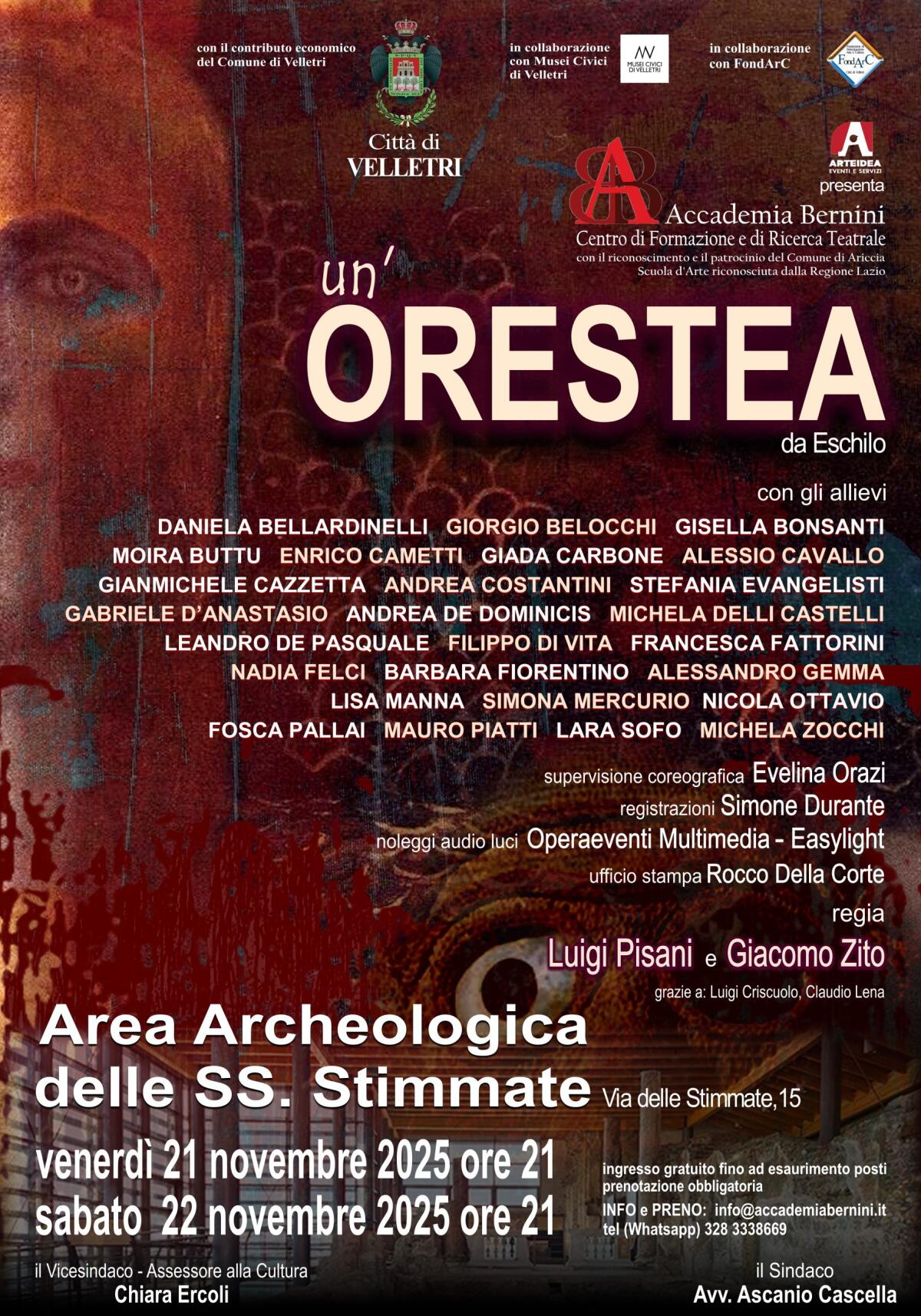 L’ Area Archeologica delle SS Stimmate di Velletri ospita il teatro di Eschilo - 