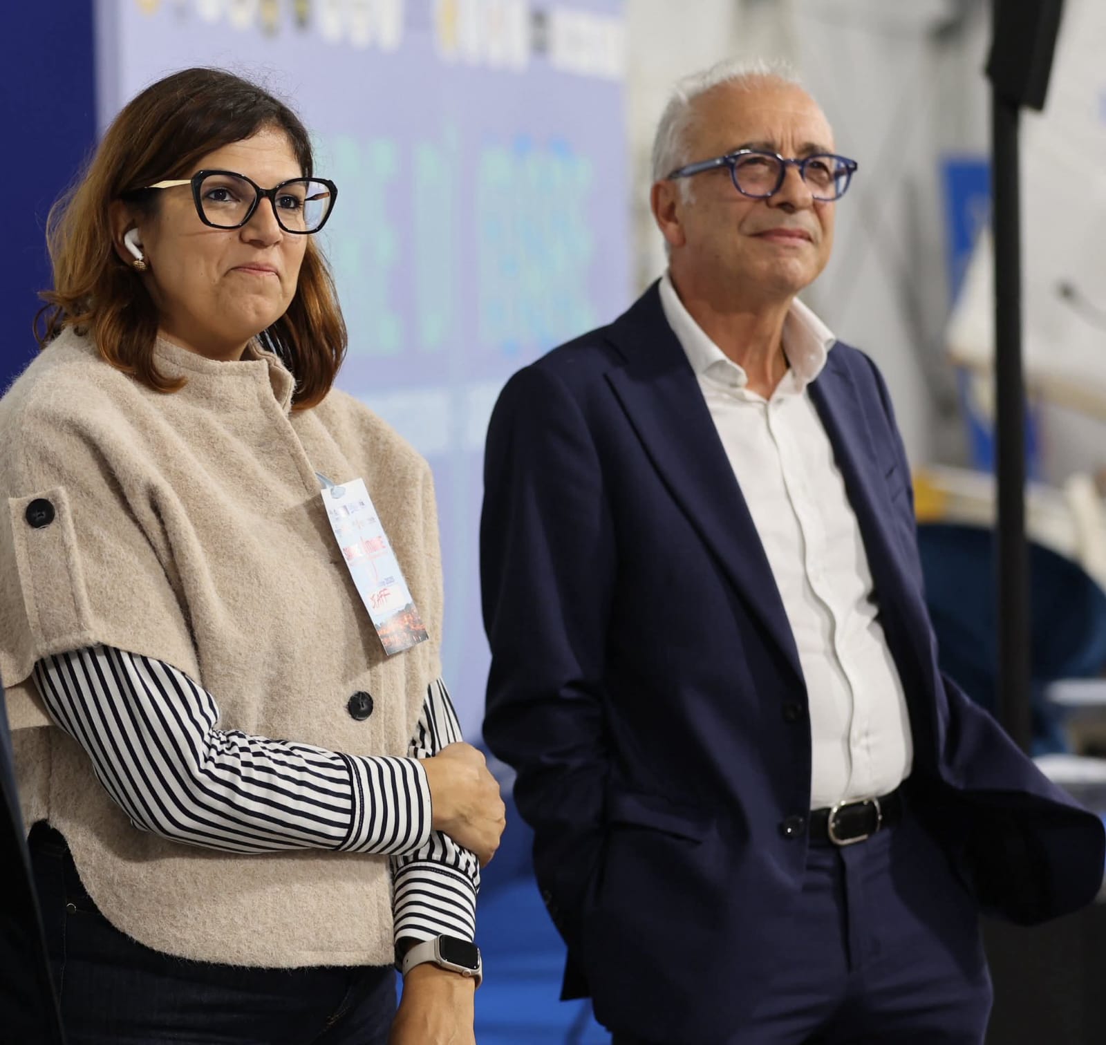 il Sindaco Aurelio Lo Fazio e l'Assessore Valentina Corrado