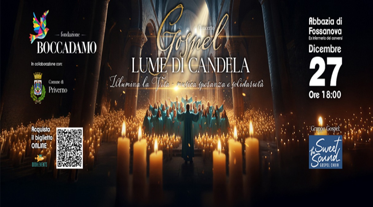 Concerto Gospel "Lume di Candela" nel Borgo di Fossanova - 
