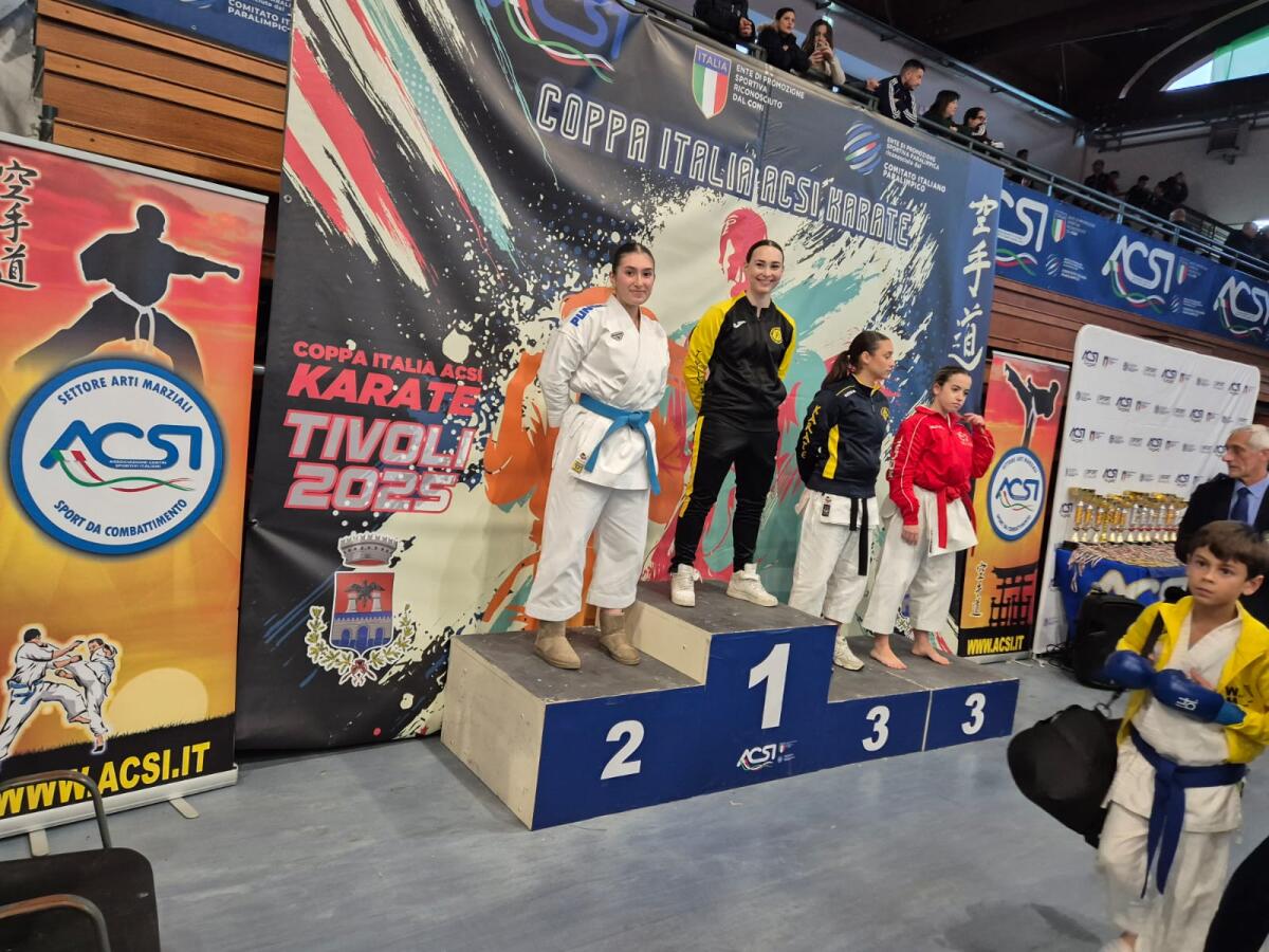 Karate, l’Asd Aprilia Kolada brilla alla Coppa Italia Acsi di Tivoli. - 