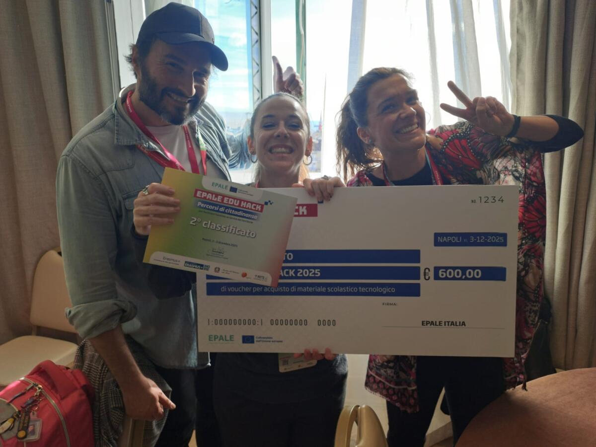 I corsisti del Cpia 9 di Latina ed Aprilia secondi classificati all’EPALE EduHack 2025. - 