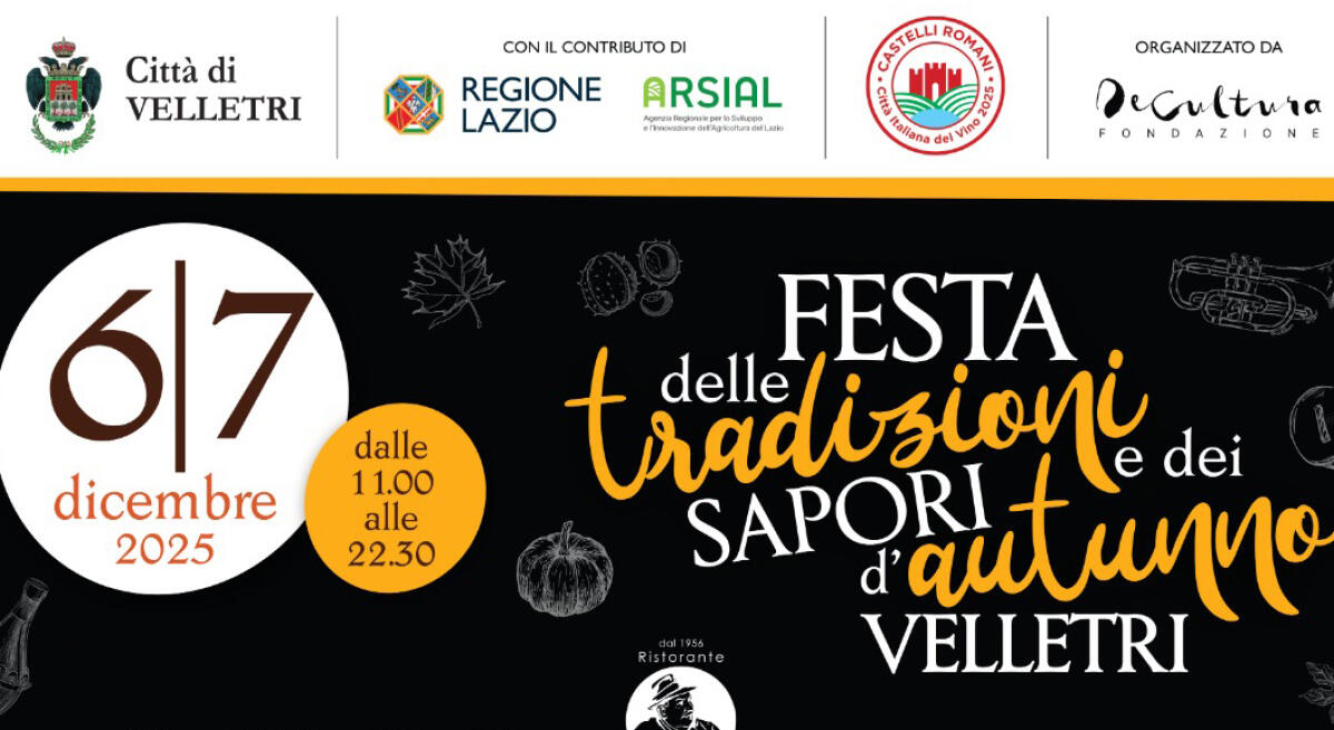 Velletri questo fine settimana celebra i sapori e le tradizioni d’autunno. - 