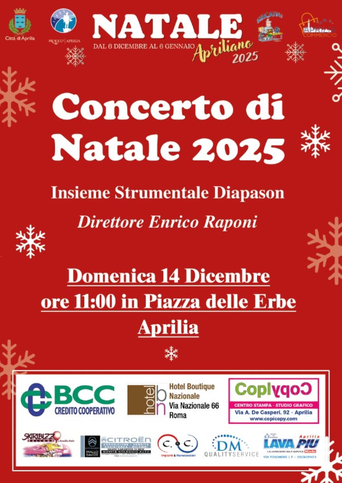 Concerto di Natale con l'associazione Diapason di Aprilia - 