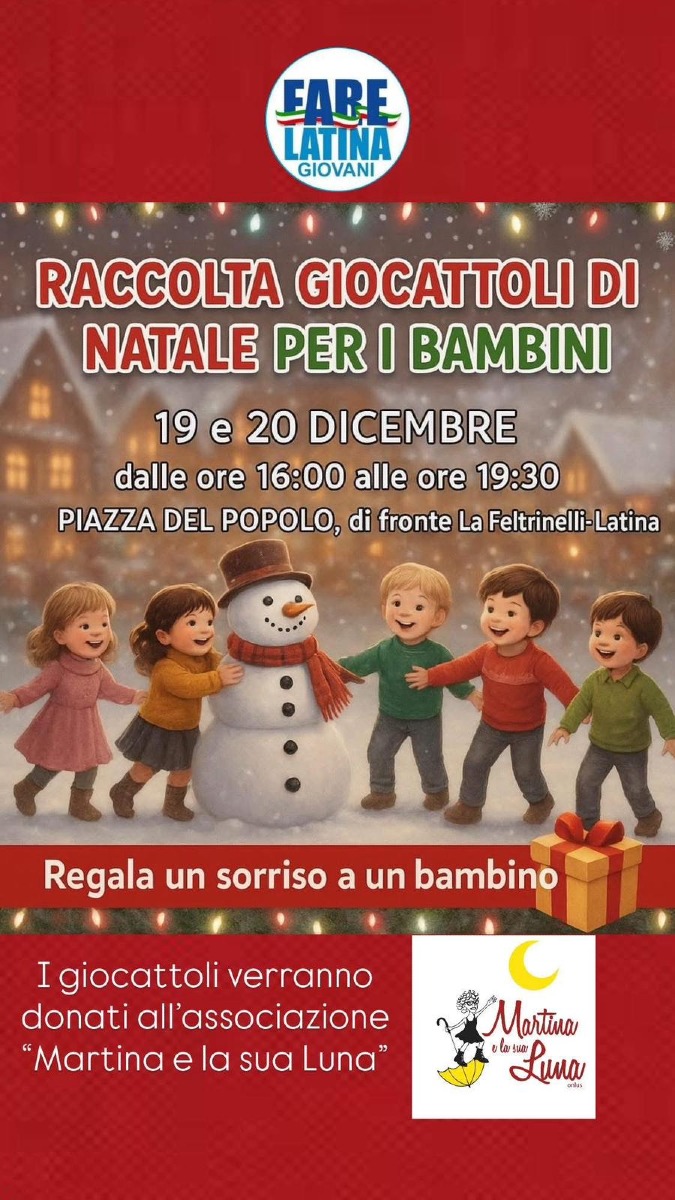 RACCOLTA GIOCATTOLI PER MARTINA E LA SUA LUNA