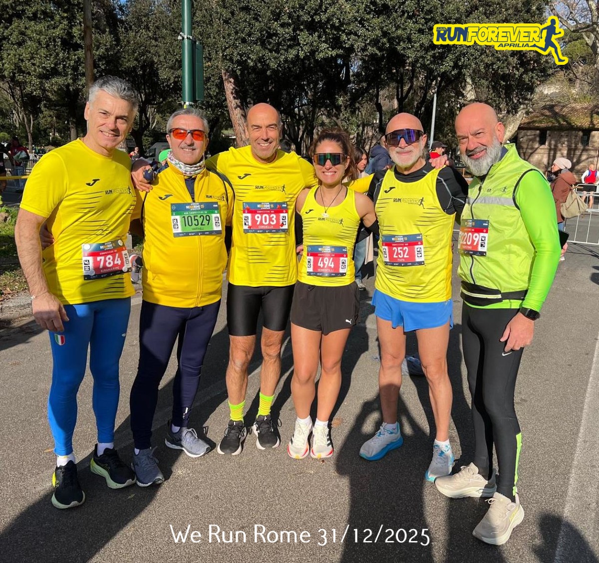 We Run Rome, la Runforever Aprilia presente con 8 atleti - 