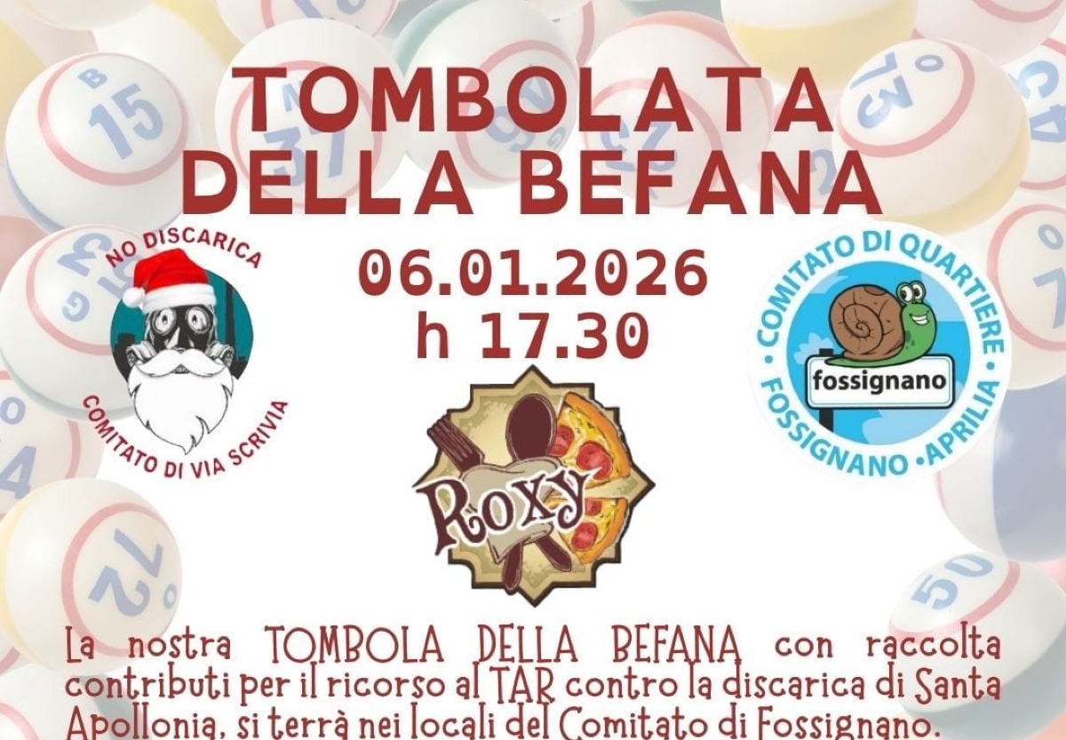 Una tombola contro la discarica di Santa Apollonia - 