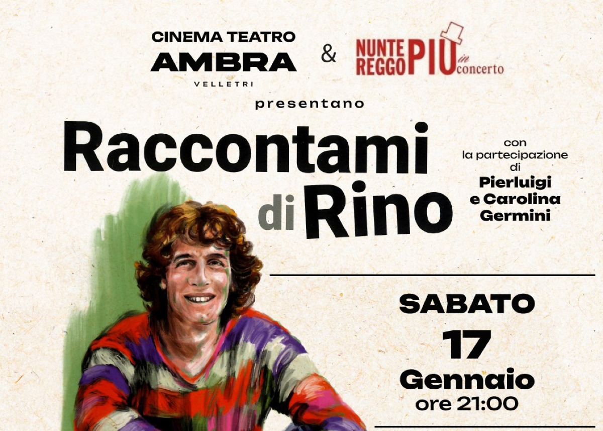 “Raccontami di Rino”, torna a Velletri l’omaggio a Rino Gaetano - 