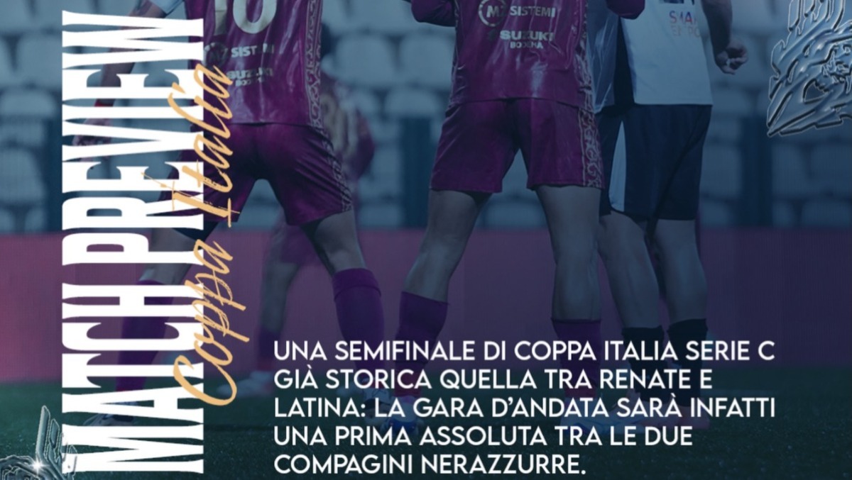 Calcio di serie C, il Latina oggi in campo per la semifinale di Coppa Italia. - 