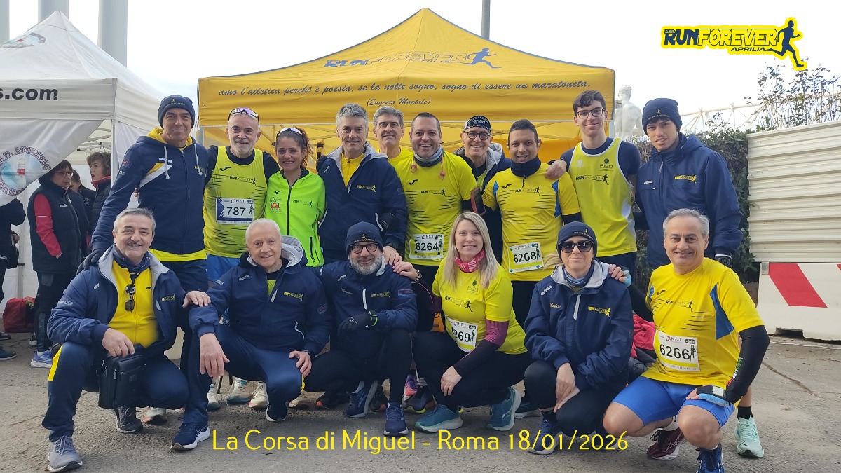 Corsa di Miguel, alla 26esima edizione anche la Runforever Aprilia - 