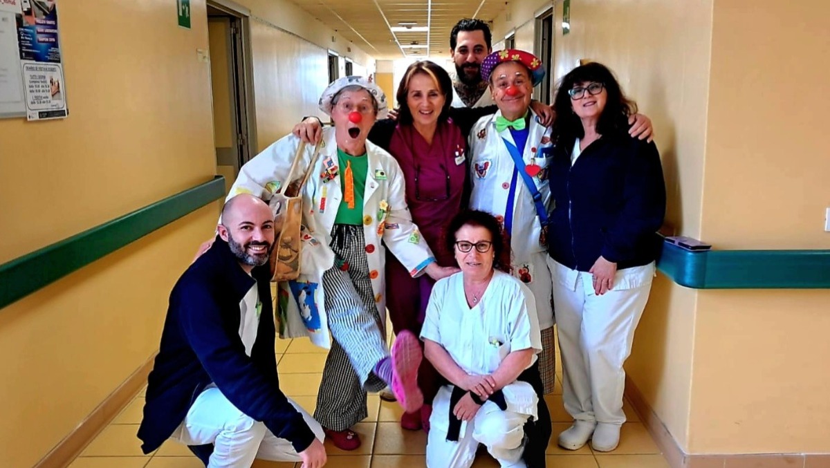 La “Clown Terapia” approda al reparto di Riabilitazione dell’Ospedale di Anzio. - 