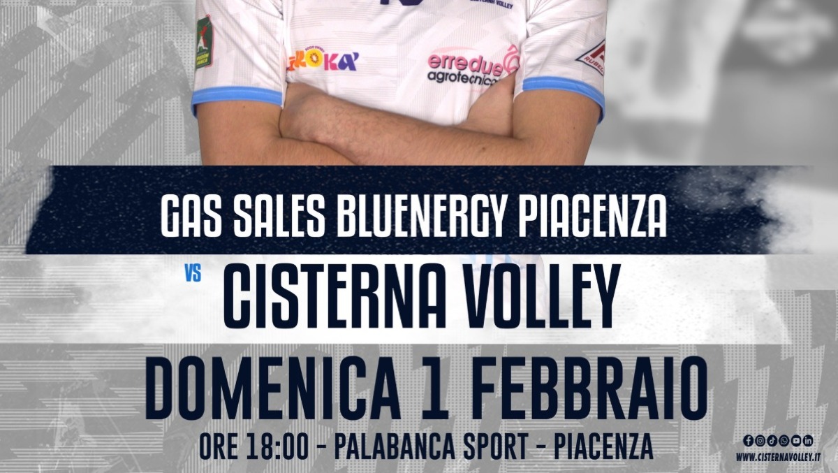 Superlega, 4 gare alla fine della Regular Season. Cisterna parte dalla trasferta a Piacenza. - 