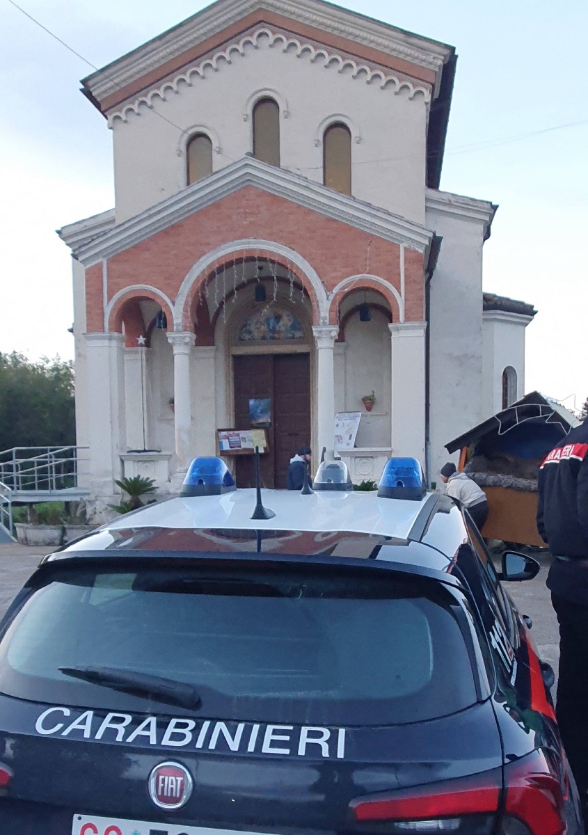 Presepe profanato a Doganella