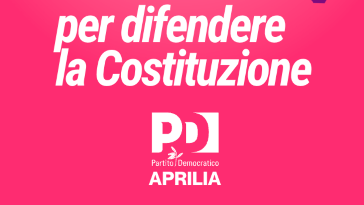 Referendum sulla giustizia, il Partito Democratico di Aprilia aderisce al Comitato per il “NO”. - 