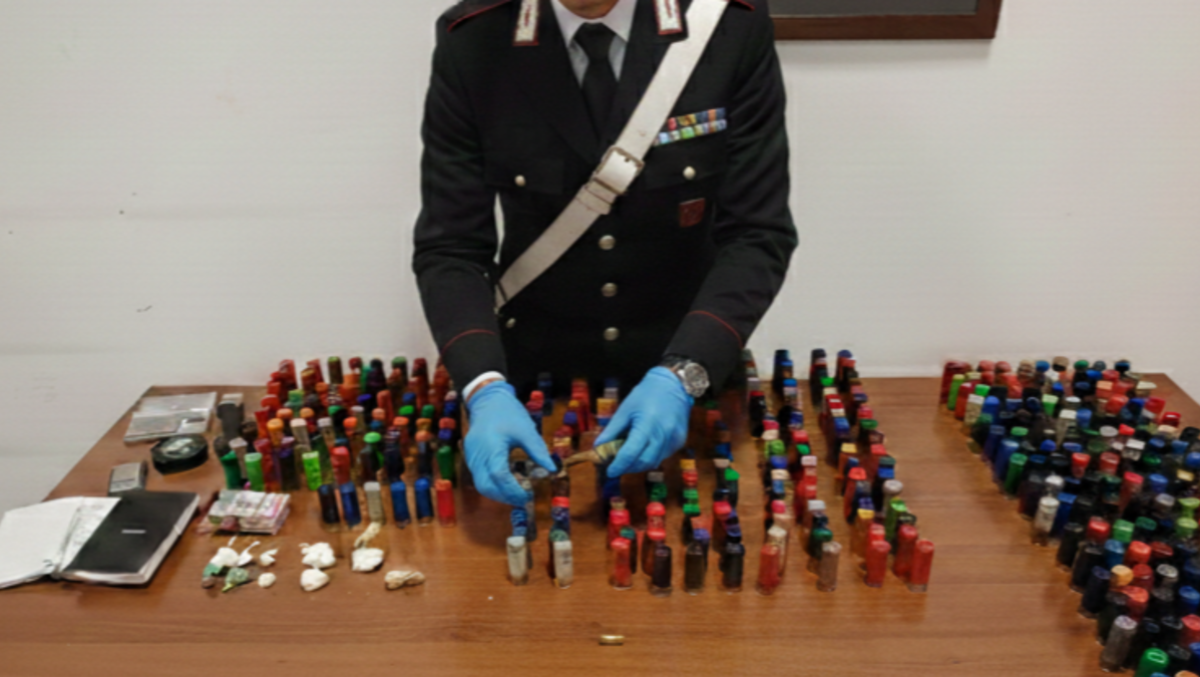 Blitz antidroga dei Carabinieri di Velletri: sotto sequestro droga e centinaia di munizioni. Una donna in manette. - 