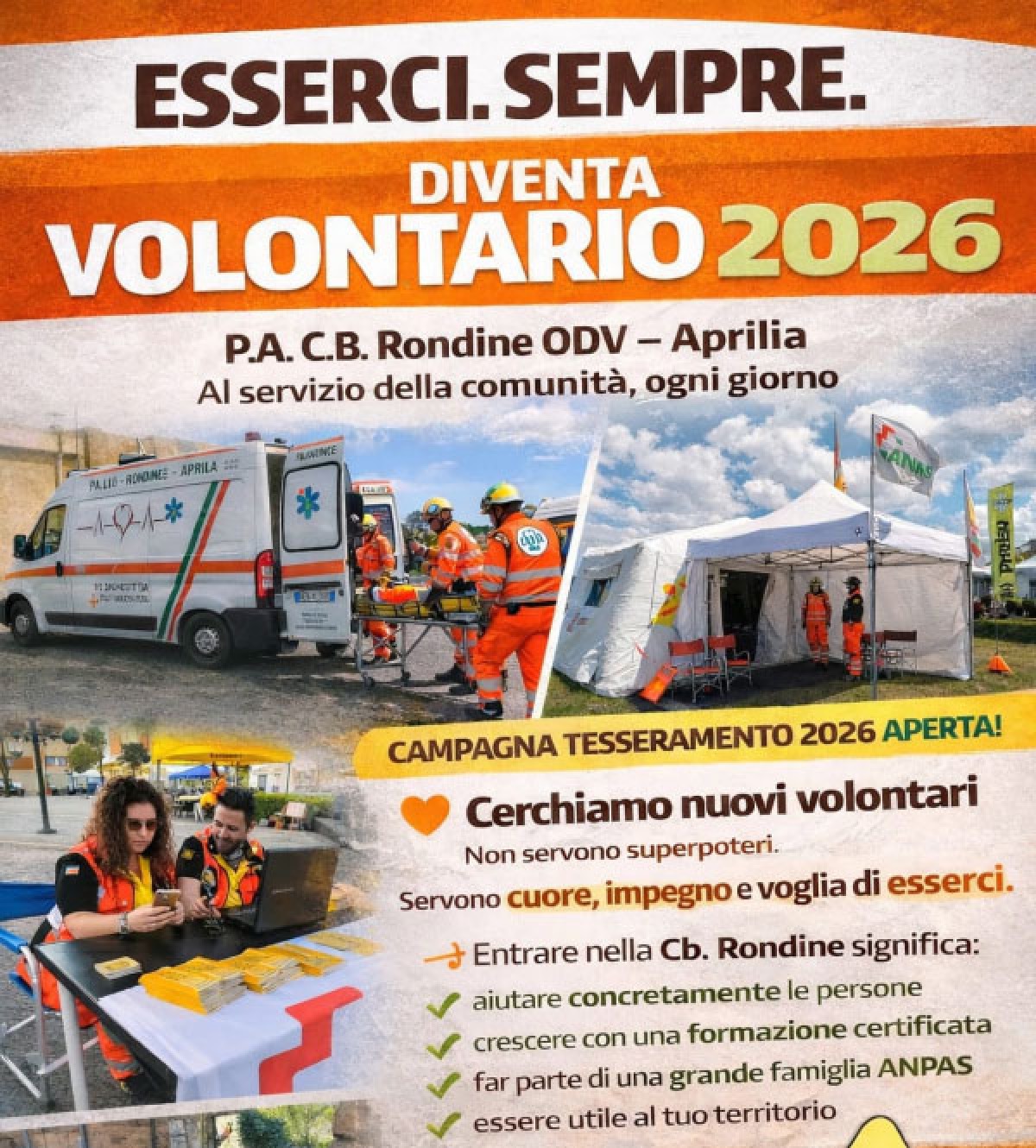 Aprilia - Cb Rondine in cerca di nuovi volontari, aperte le iscrizioni - 