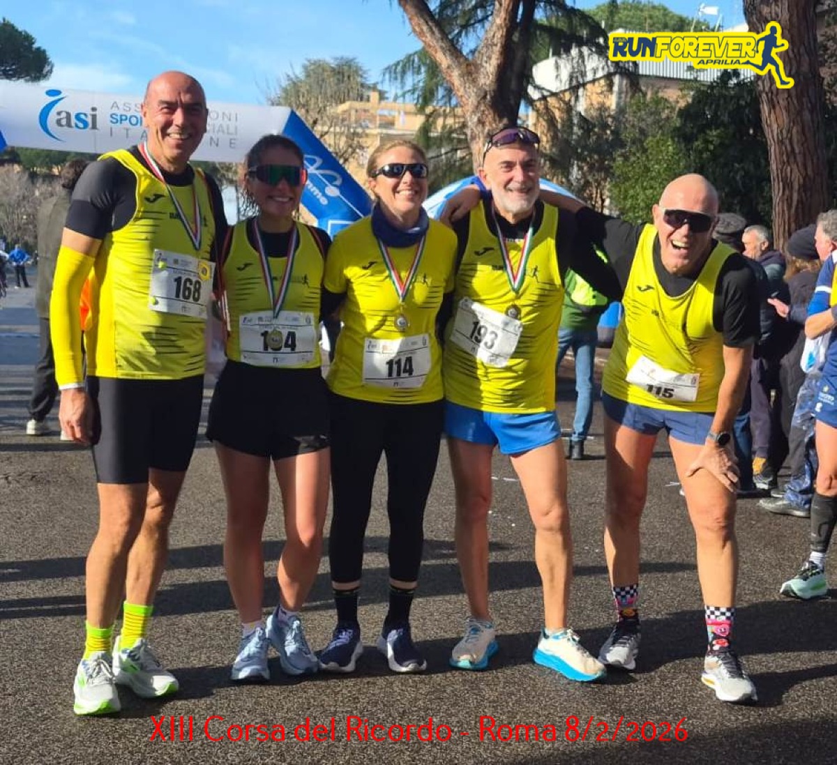 Tante gare in un solo giorno per gli atleti della Runforever Aprilia - 
