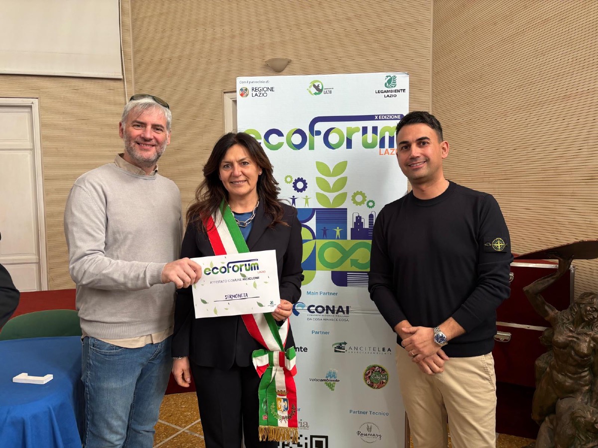 Sermoneta tra i Comuni virtuosi del Lazio premiati da Legambiente - 