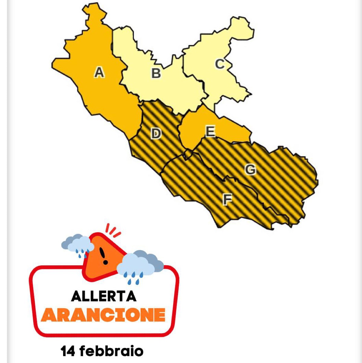 Allerta meteo arancione: arriva la tempesta di San Valentino - 