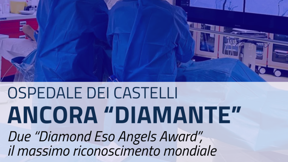 La Stroke Unit dell’Ospedale dei Castelli ha ricevuto il prestigioso Diamond Award - 