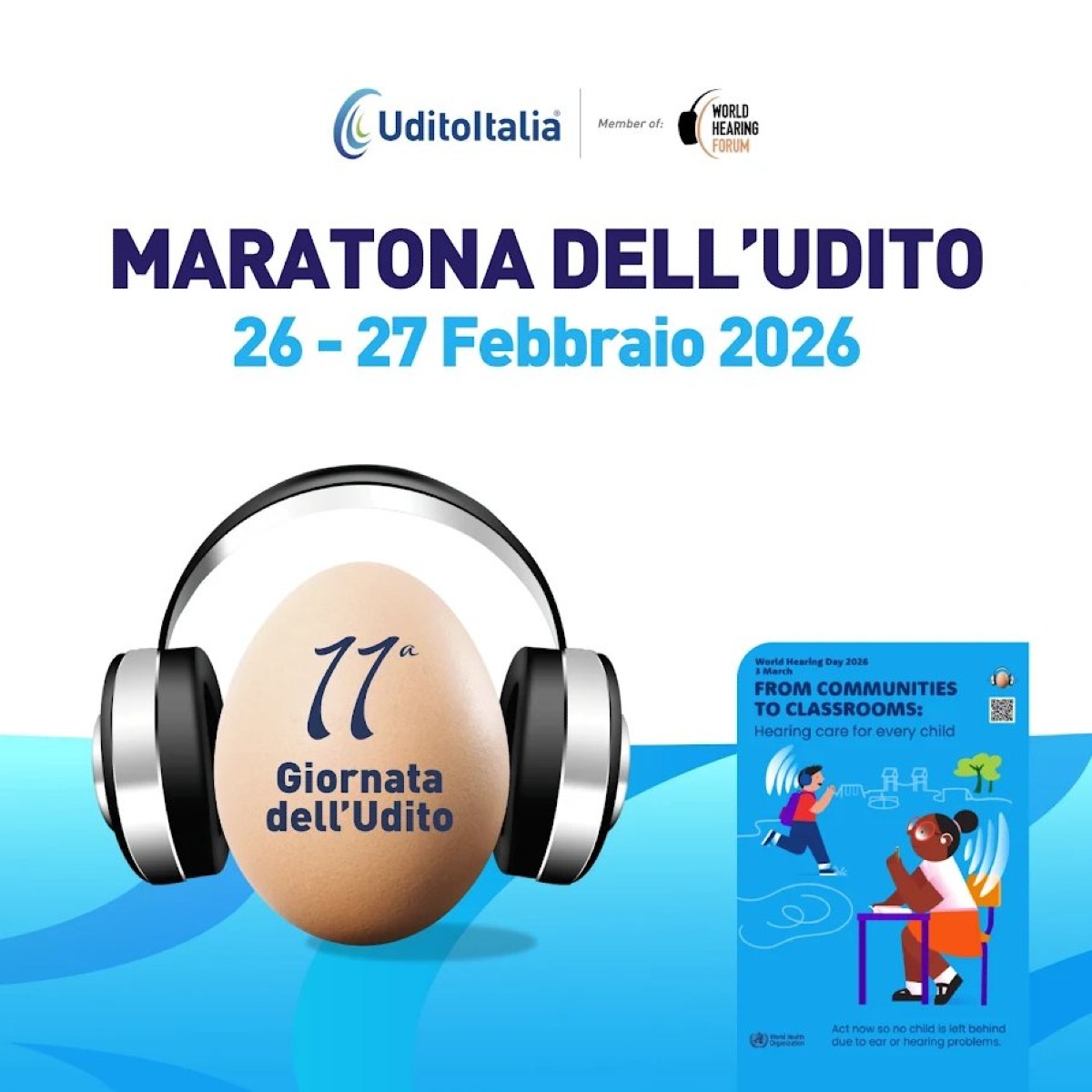 Giornata Mondiale dell'Udito 2026, serve screening uditivo nelle scuole - 