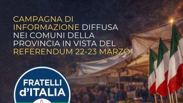 Referendum, Fratelli d’Italia di Latina nei mercati rionali