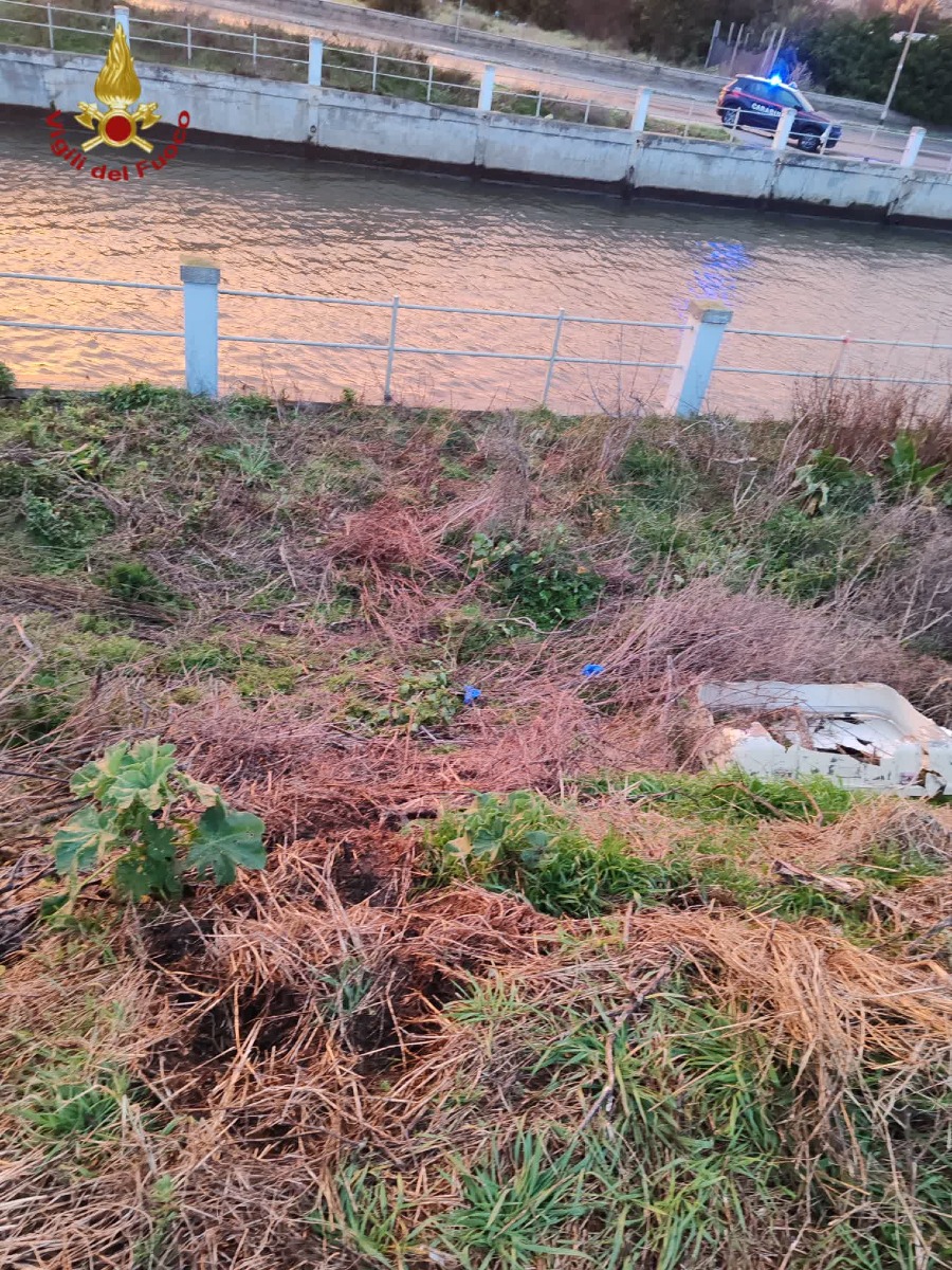 il canale dei pescatori ad Ostia