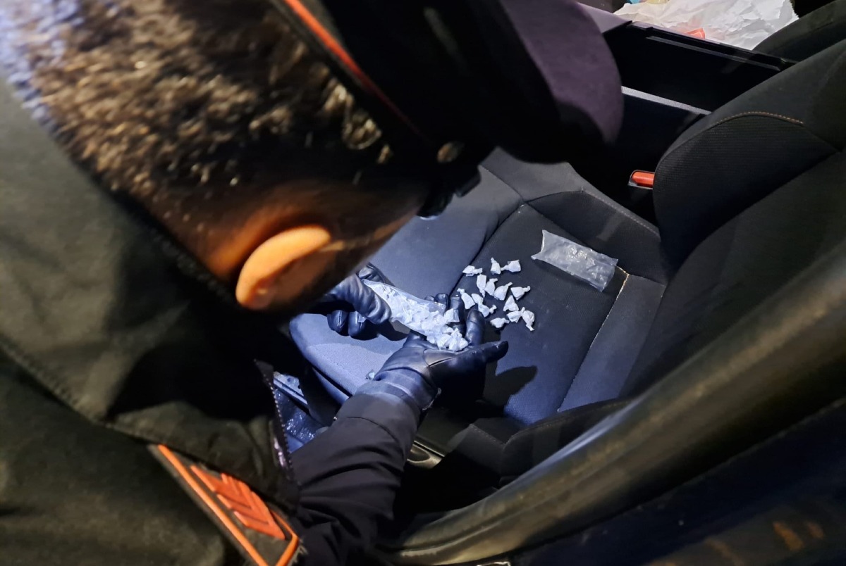 la droga sequestrata dai Carabinieri