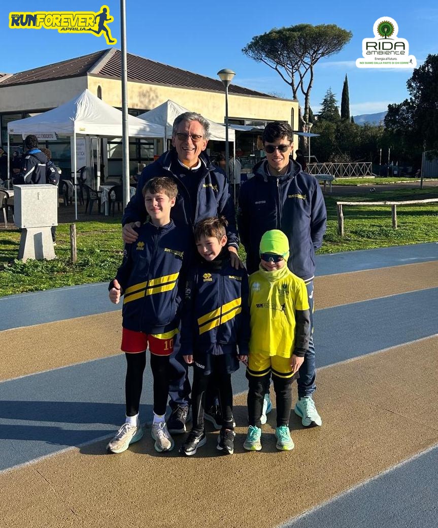 i piccoli atleti della Runforever Aprilia