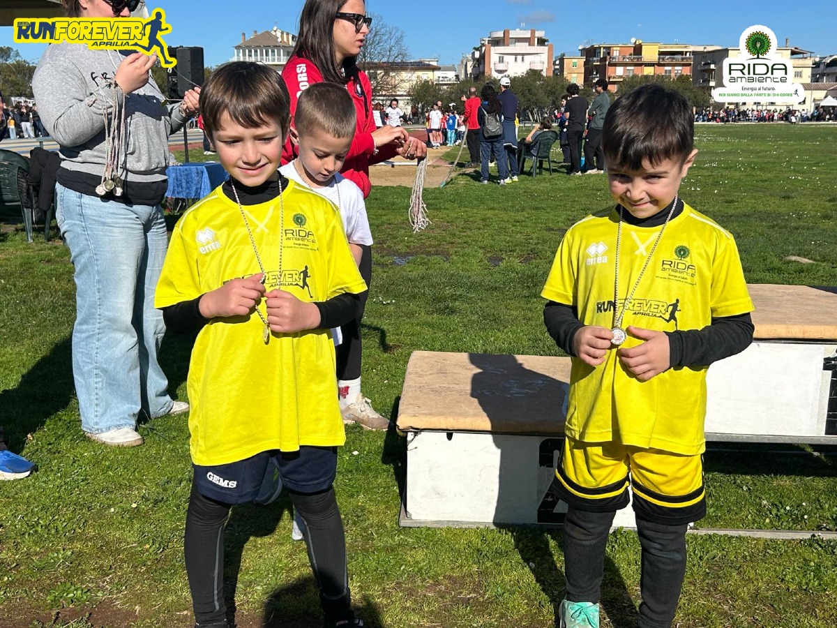 i piccoli atleti della Runforever Aprilia