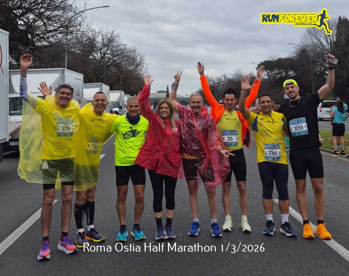 La regina delle Mezze Maratone, la “Roma Ostia”: Runforever Aprilia presente  - 