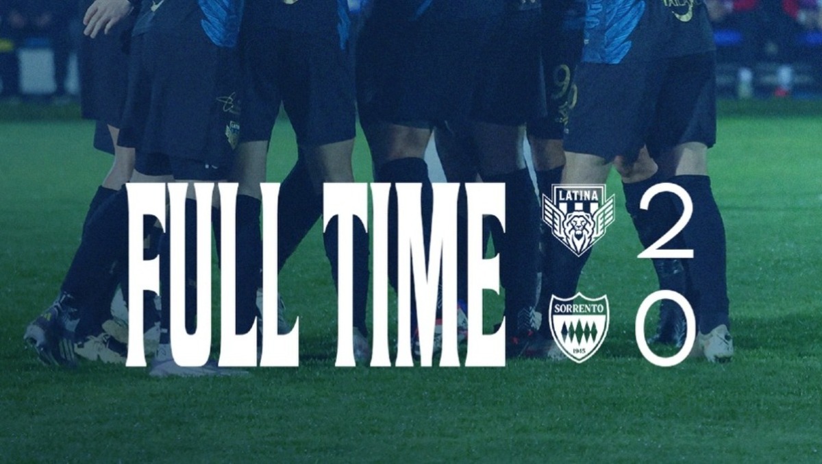Calcio di serie C: il Latina torna al successo. Finisce 2-0 contro Sorrento. - 