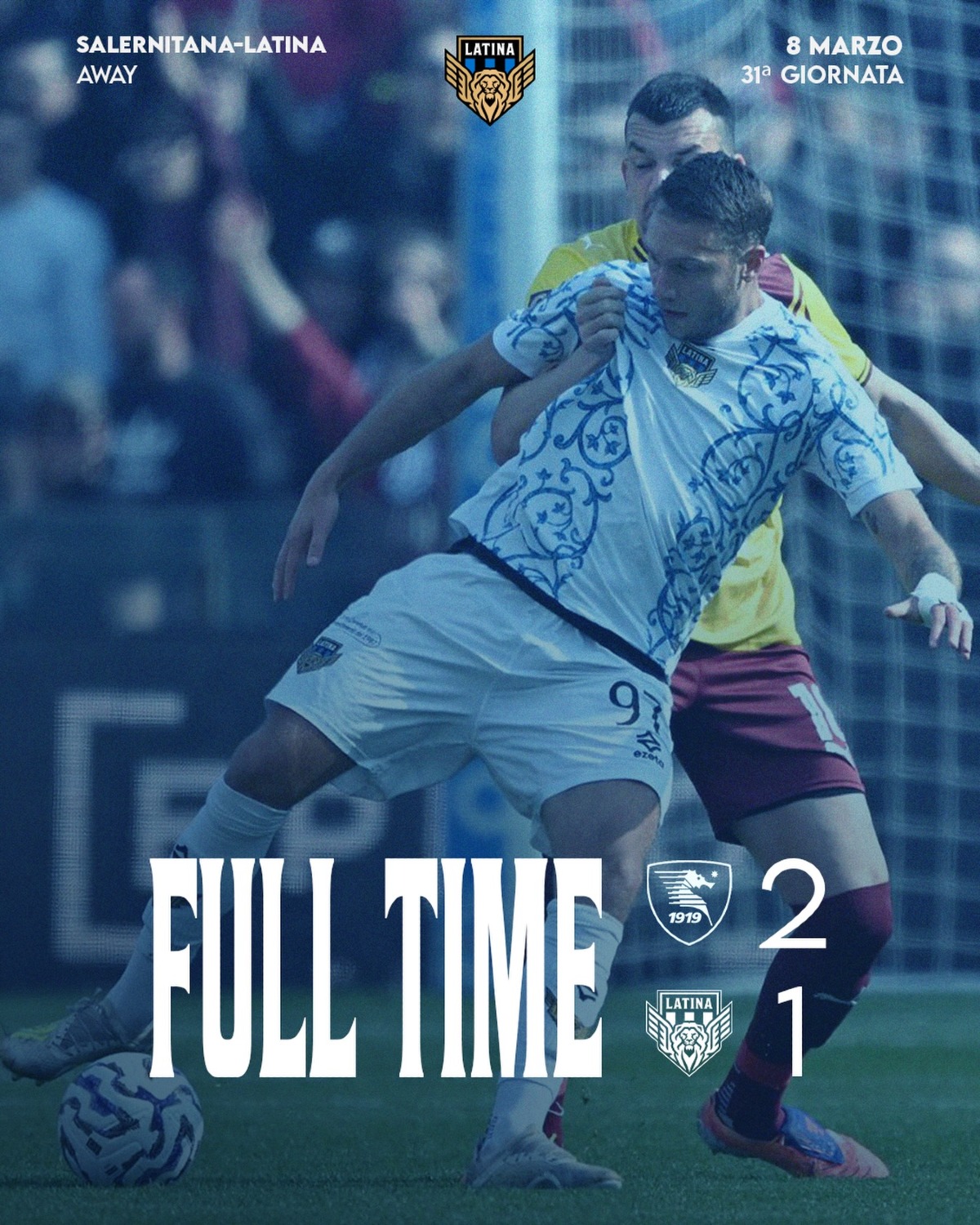 Calcio - Serie C - Ko per il Latina, la Salernitana trionfa - 